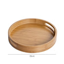 Bandeja Redonda de Bambu