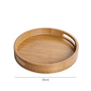 Bandeja Redonda de Bambu