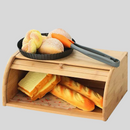 Porta Pão de Bambu Natural | Della Casa