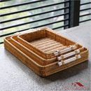 Bandeja de Rattan com Alça | DellaCasa