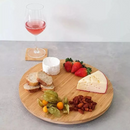 Tábua Giratória Bambu 32cm | Sirva com Estilo 360° - Della Casa