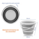 Balde Retrátil de Silicone