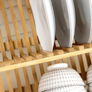 Escorredor de Pratos de Bambu | Della  Casa