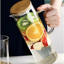 Jarra de Vidro 1.2L com Tampa de Bambu | Della Casa