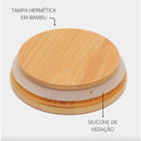 Jarra de Vidro 1.2L com Tampa de Bambu | Della Casa